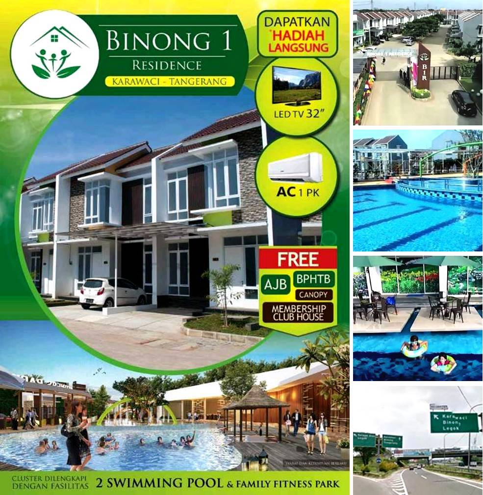 BINONG 1 RESIDENCE rumah Tangerang Karawaci hubungi : LIANIE 0819 0629 8988